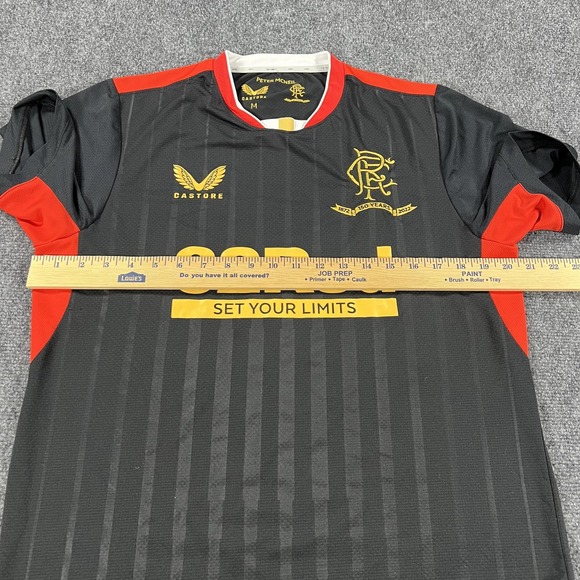 Rangers FC Jersey Mens Medium Black Red Soccer 32Red Peter McNeil Shirt - Picture 8 of 12